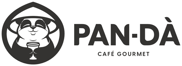 Logotipo de Pan-da Café