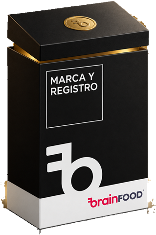 Caja del servicio de Registro de marca de Brainfood